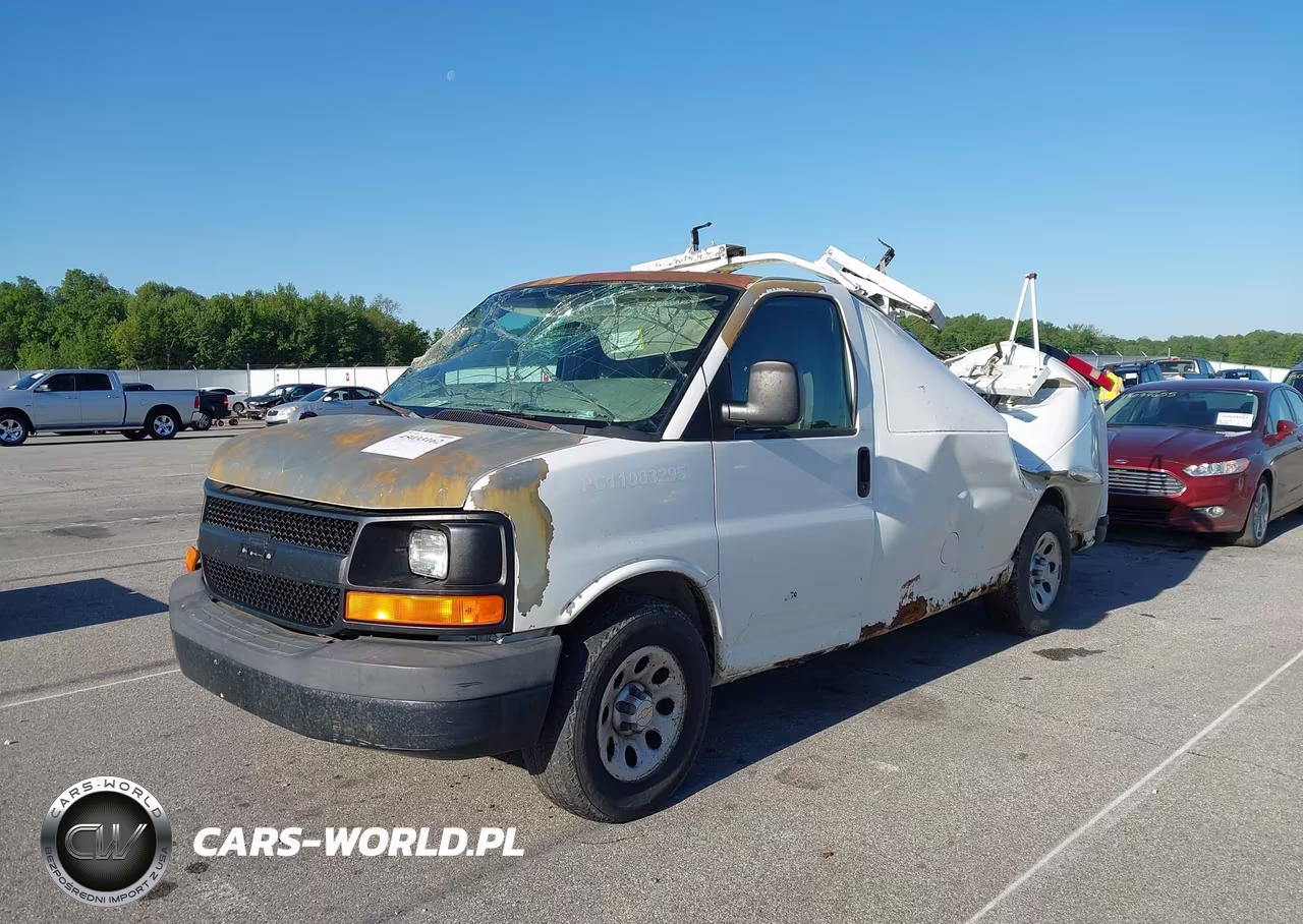 2010 Chevrolet Express 1500 Work Van VIN:1GCUGADX7A1107729 - 2