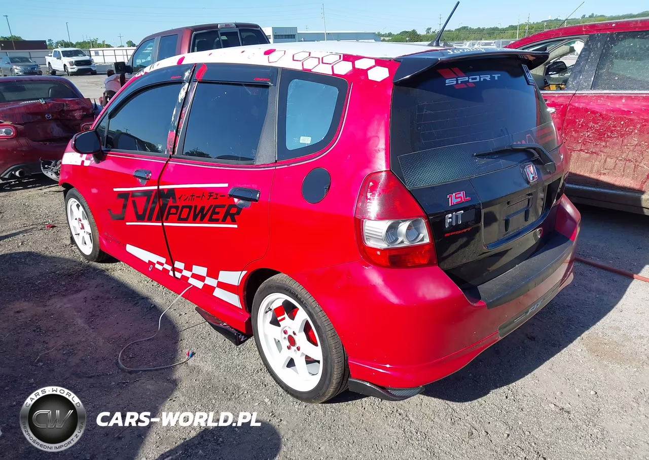 2007 Honda Fit Sport VIN:JHMGD38677S028971 - 3
