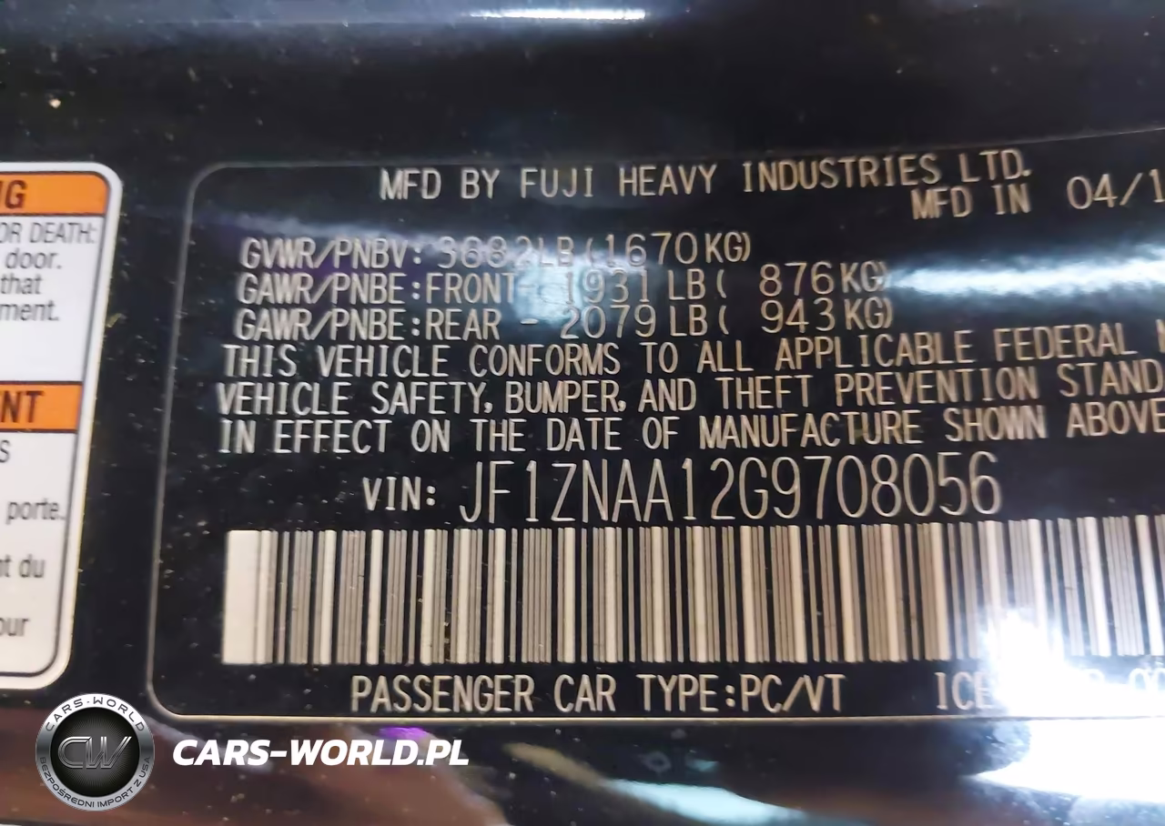 2016 Scion Fr-S VIN:JF1ZNAA12G9708056 - 9