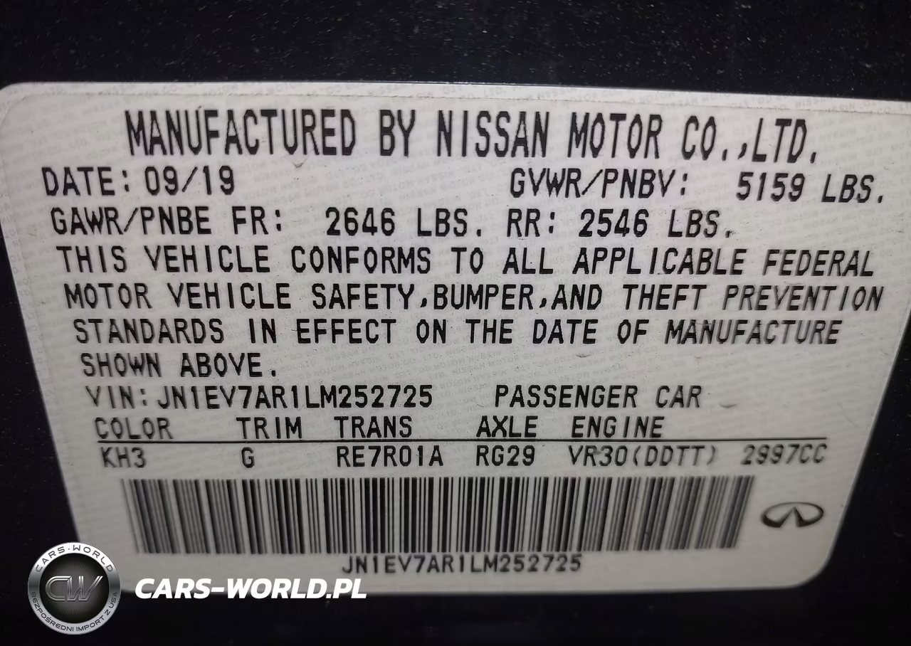 2020 Infiniti Q50 Luxe Awd VIN:JN1EV7AR1LM252725 - 9