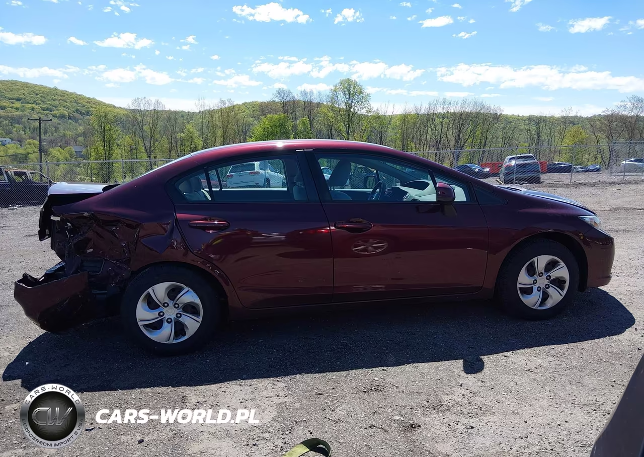 2013 Honda Civic Lx VIN:19XFB2F5XDE225834 - 14