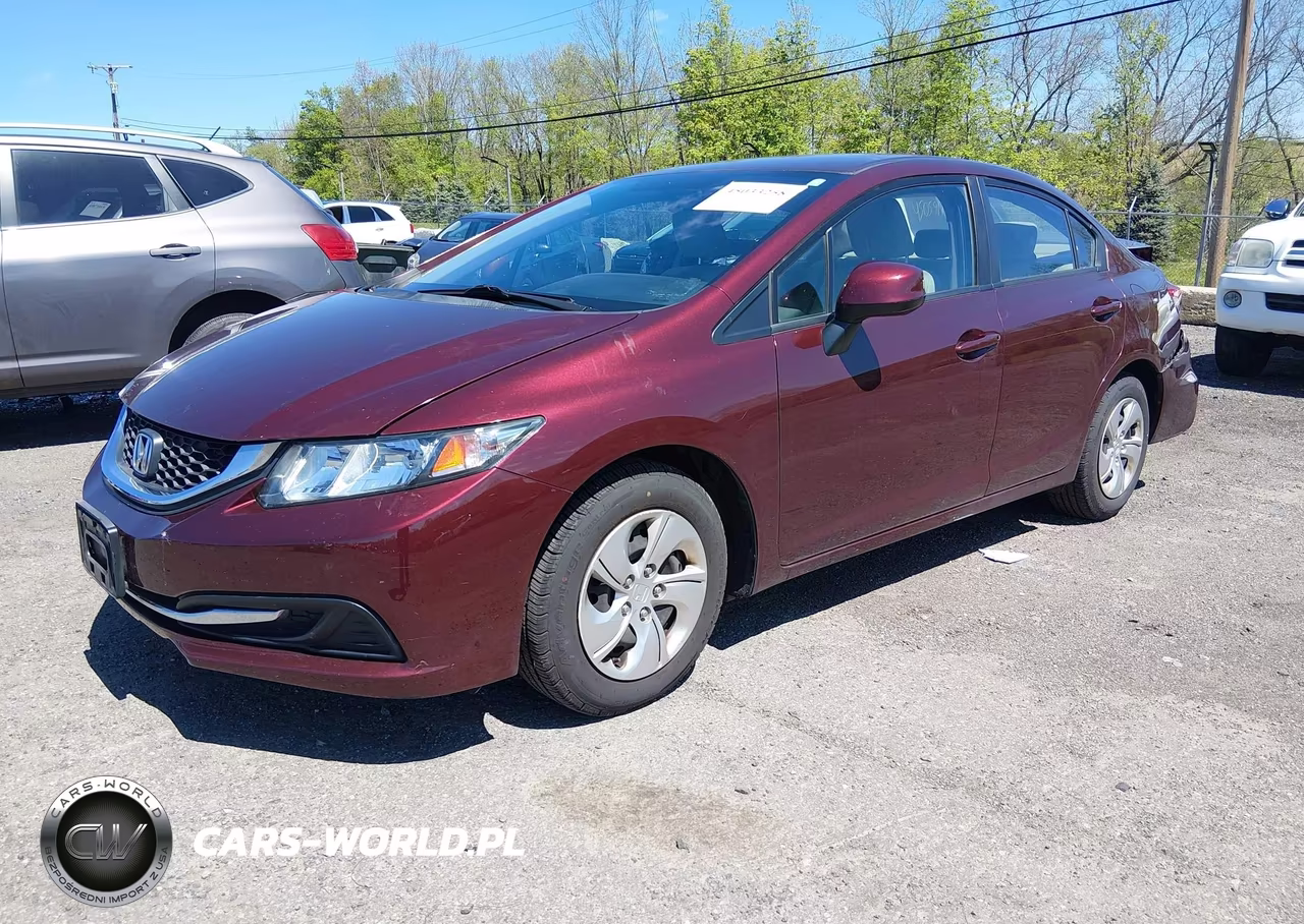 2013 Honda Civic Lx VIN:19XFB2F5XDE225834 - 2