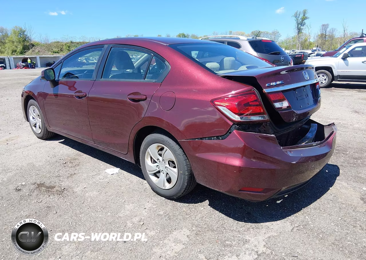 2013 Honda Civic Lx VIN:19XFB2F5XDE225834 - 3