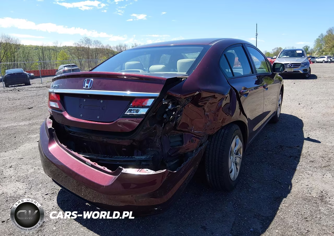 2013 Honda Civic Lx VIN:19XFB2F5XDE225834 - 6