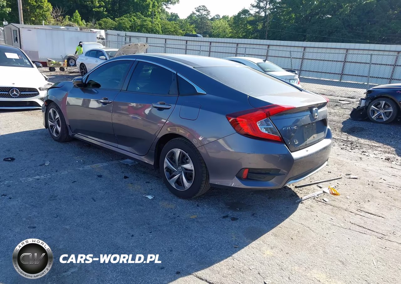 2021 Honda Civic Lx VIN:2HGFC2F66MH537161 - 3