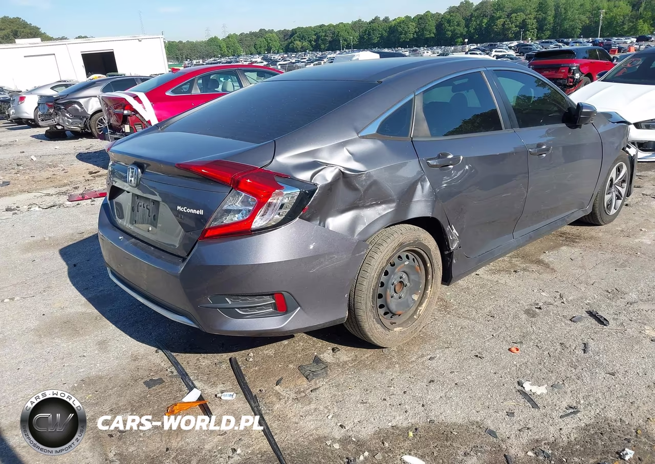 2021 Honda Civic Lx VIN:2HGFC2F66MH537161 - 4