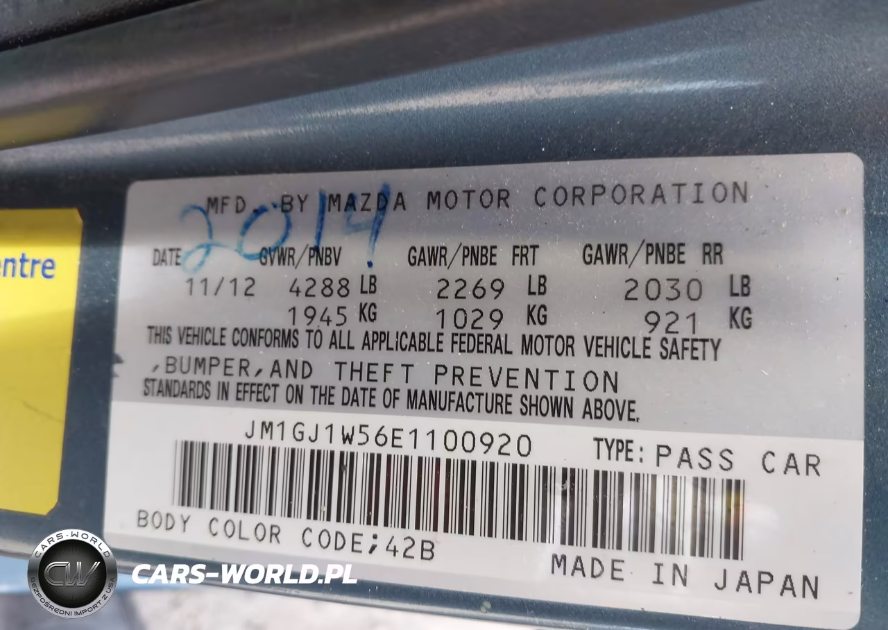 2014 Mazda Mazda6 I Grand Touring VIN:JM1GJ1W56E1100920 - 9