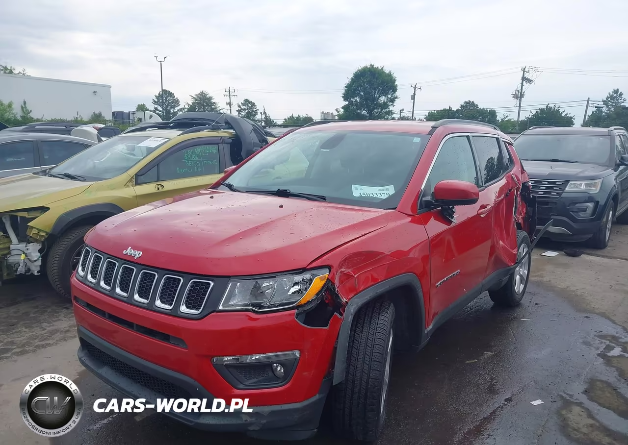 2018 Jeep Compass Latitude Fwd VIN:3C4NJCBB6JT186781 - 2