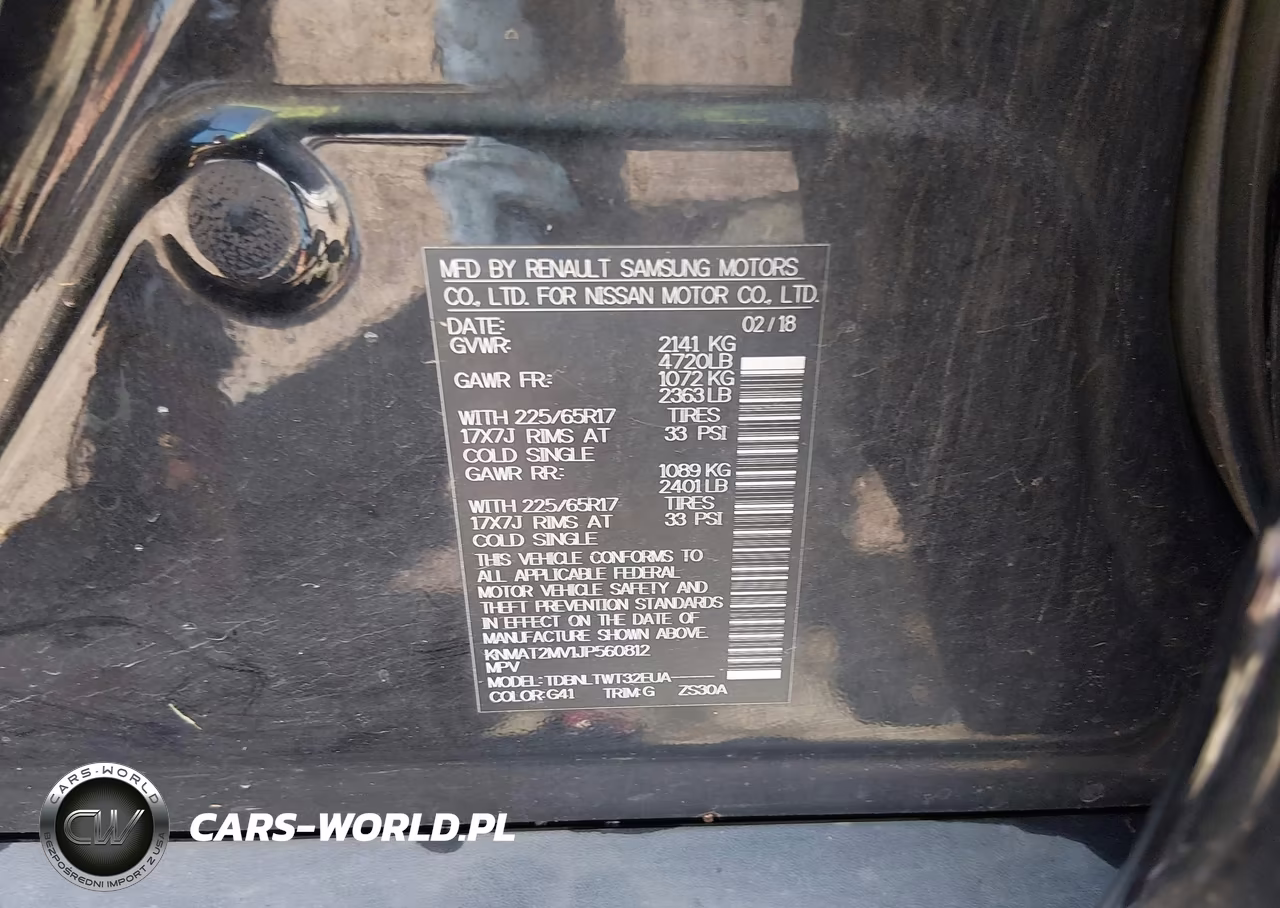 2018 Nissan Rogue Sv VIN:KNMAT2MV1JP560812 - 9