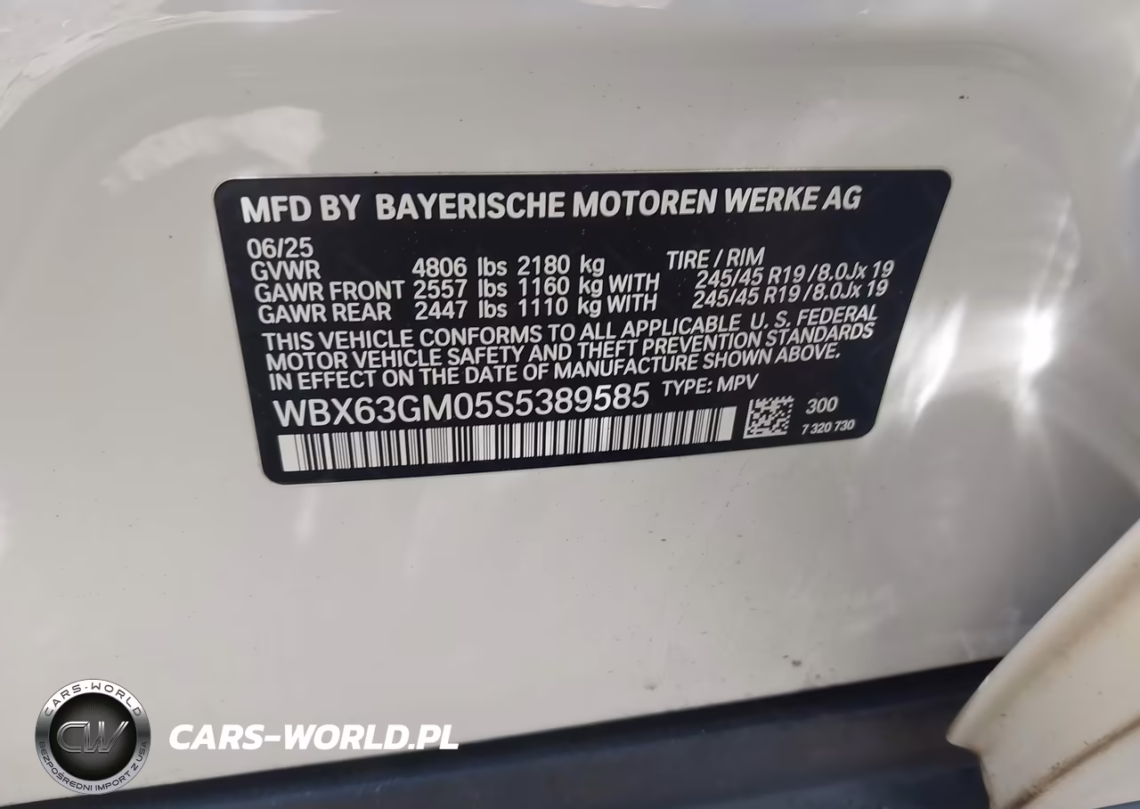 2025 BMW X2 xDrive28I VIN:WBX63GM05S5389585 - 9