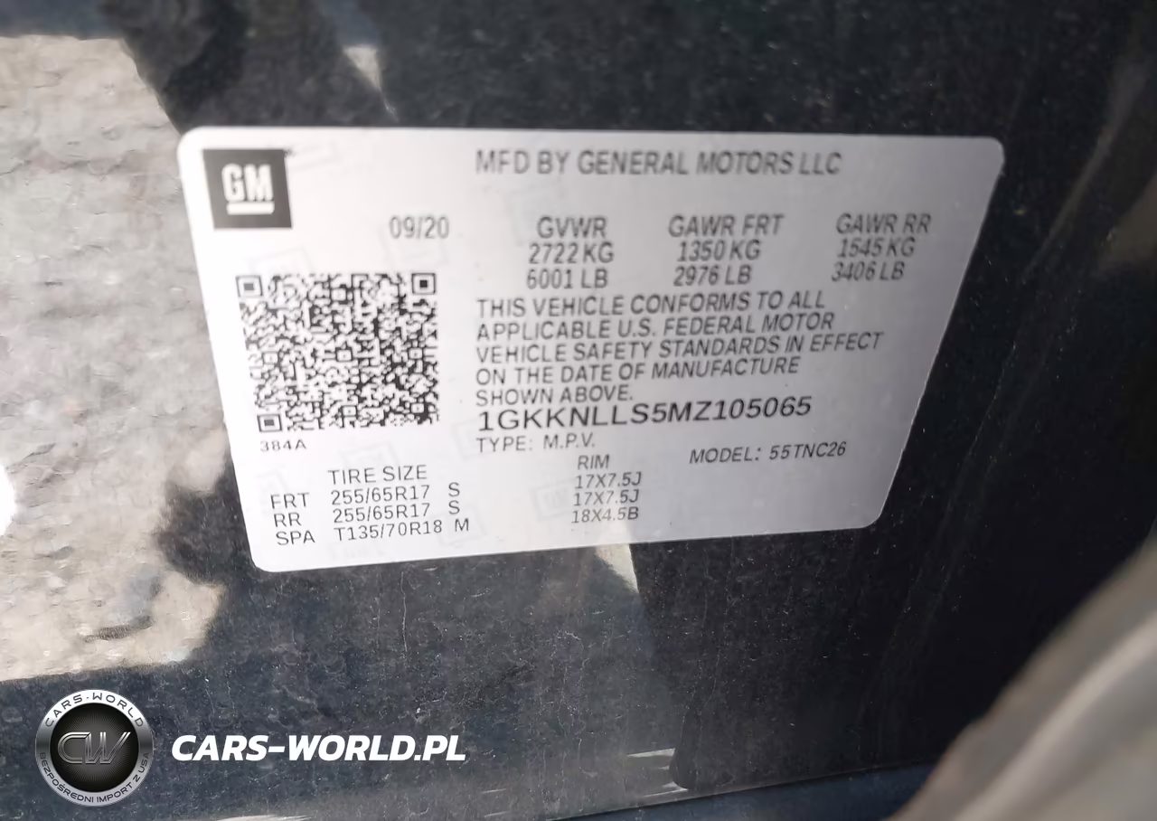 2021 GMC Acadia Awd At4 VIN:1GKKNLLS5MZ105065 - 9