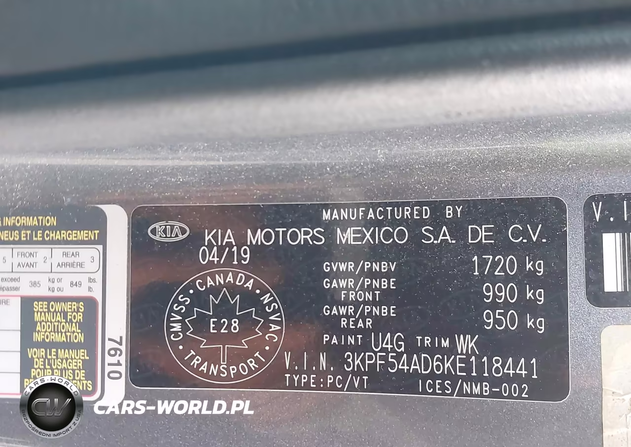 2019 Kia Forte Ex VIN:3KPF54AD6KE118441 - 9