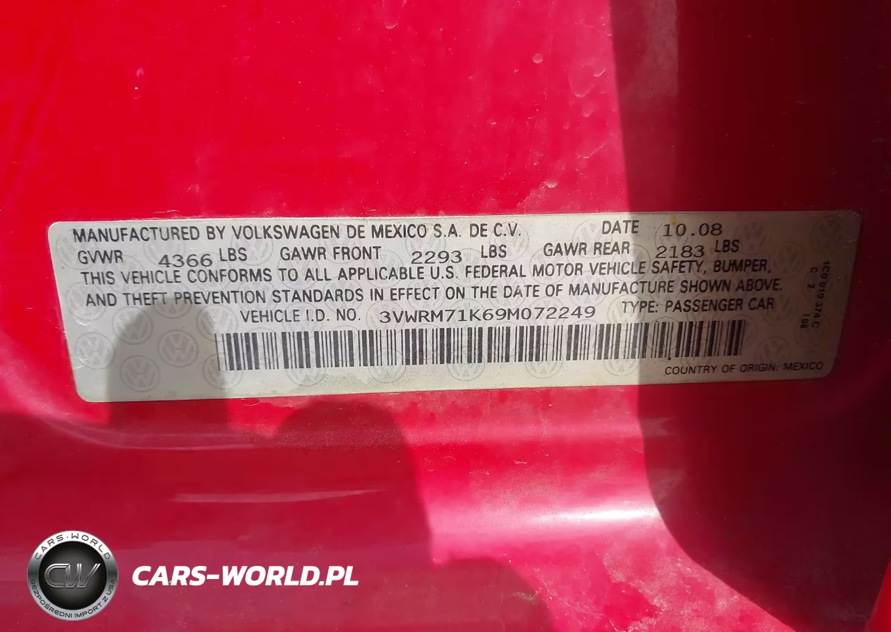 2009 Volkswagen Jetta Se-Sel VIN:3VWRM71K69M072249 - 9