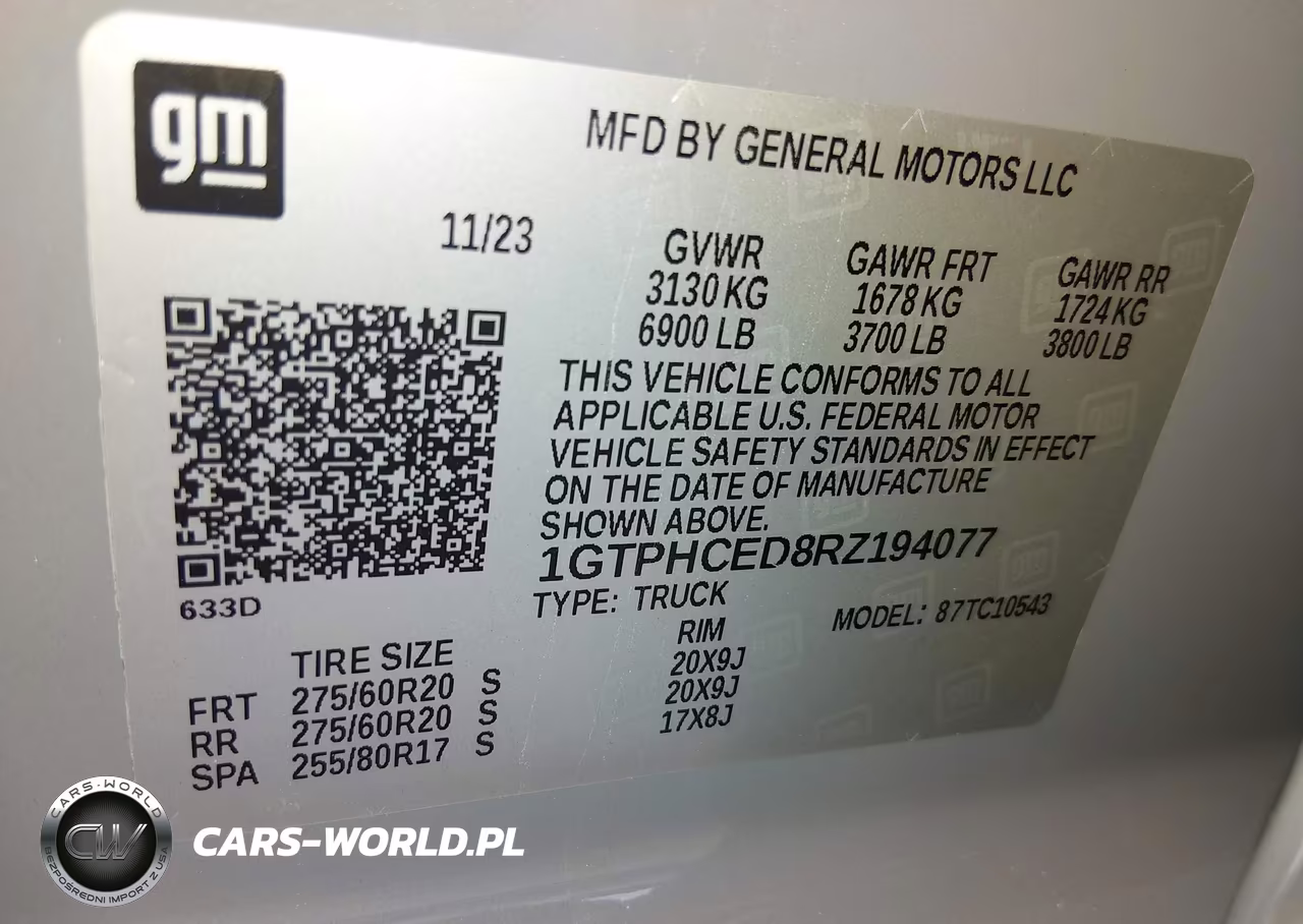 2024 GMC Sierra 1500 2Wd Short Box Elevation VIN:1GTPHCED8RZ194077 - 9
