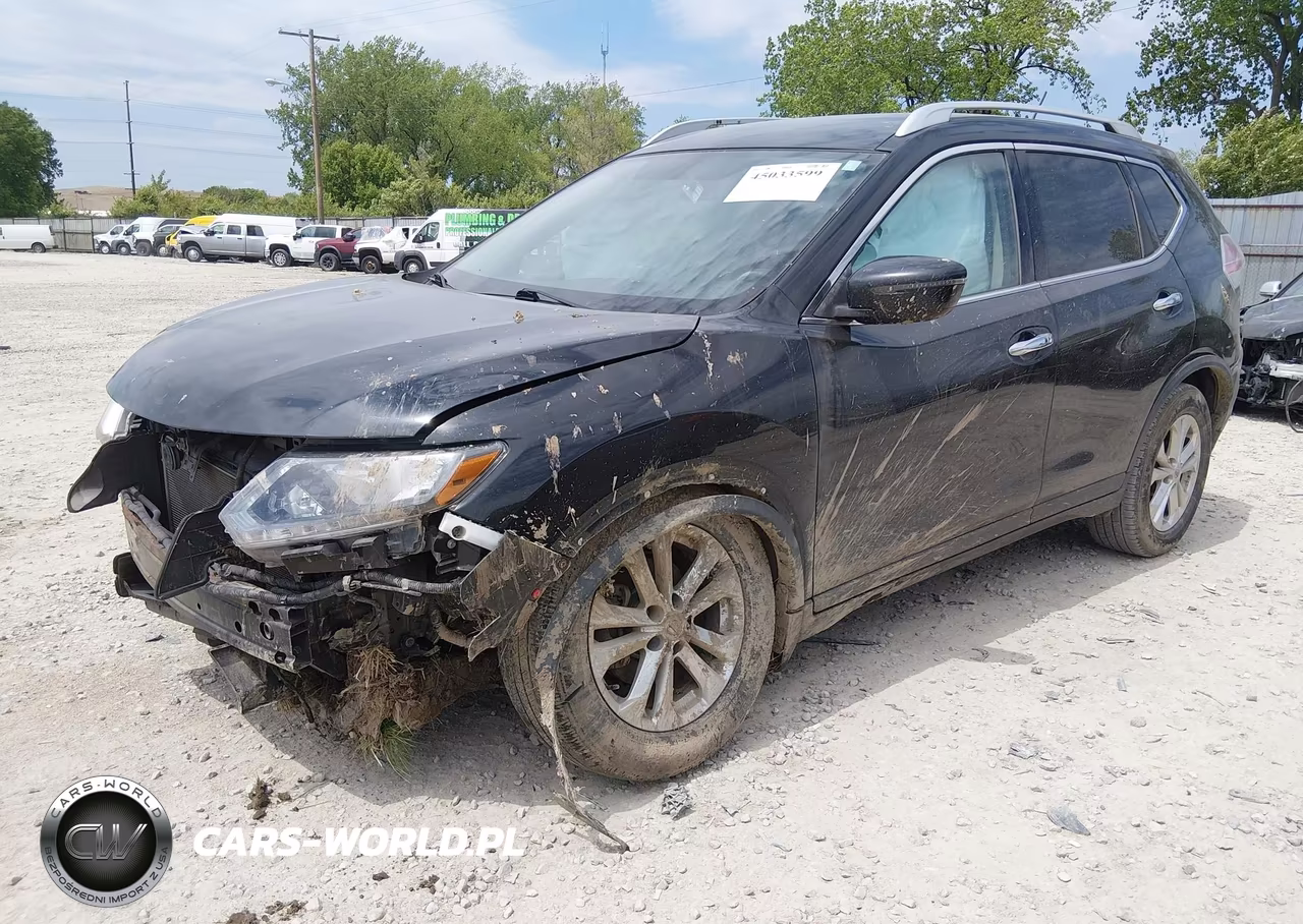 2016 Nissan Rogue Sv VIN:KNMAT2MV6GP679979 - 2