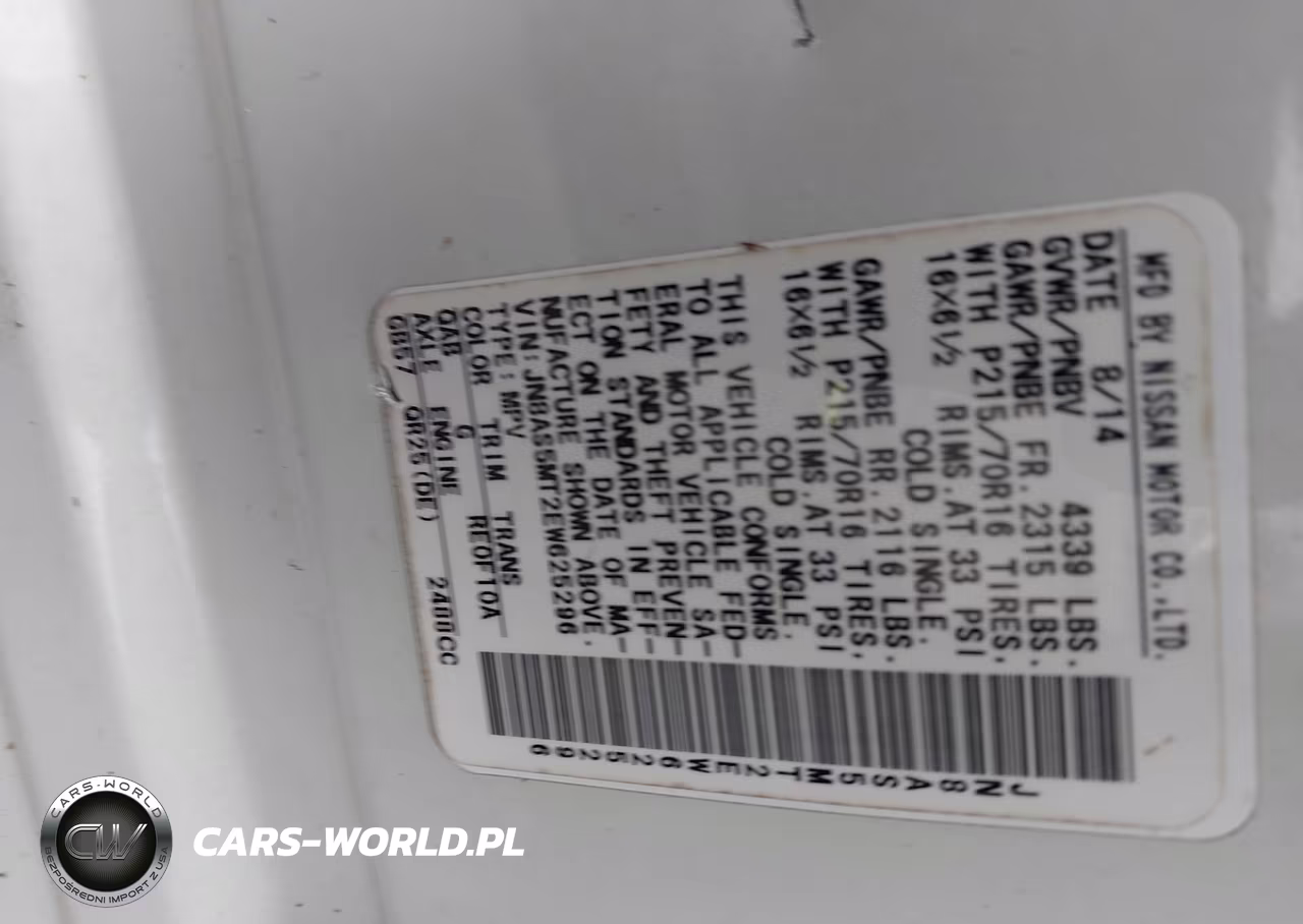 2014 Nissan Rogue Select S VIN:JN8AS5MT2EW625296 - 9
