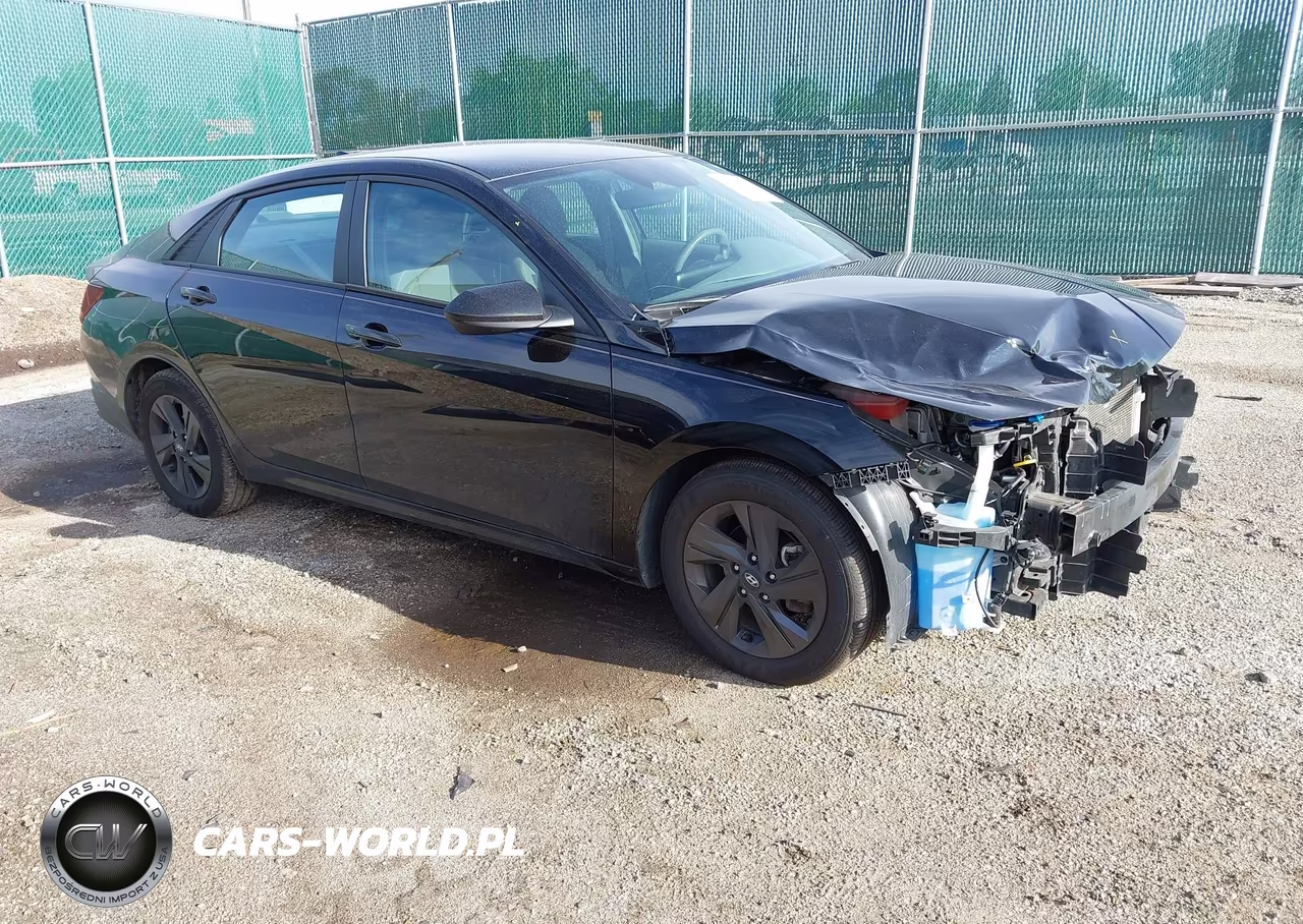 2021 Hyundai Elantra Hybrid Blue
