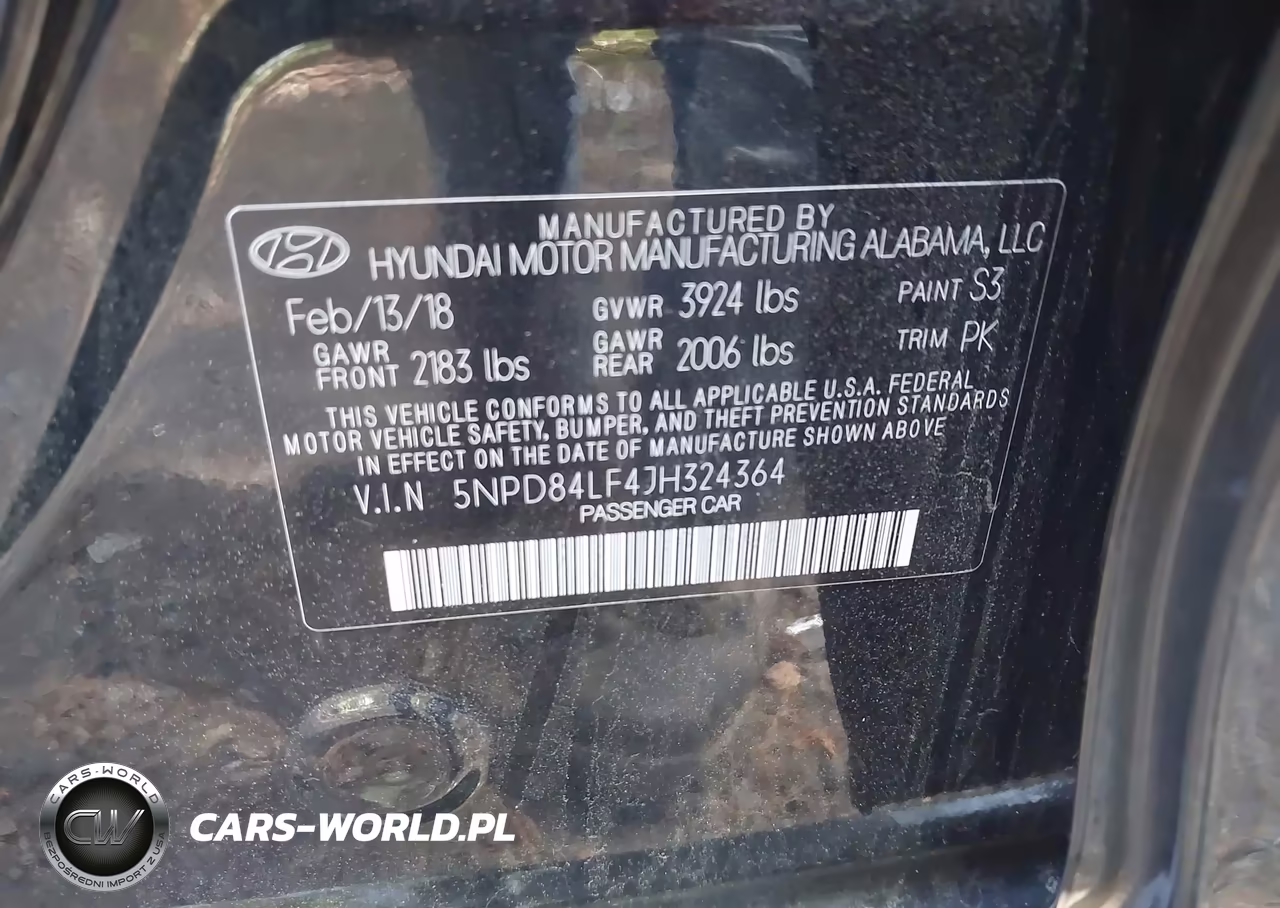 2018 Hyundai Elantra Sel VIN:5NPD84LF4JH324364 - 9