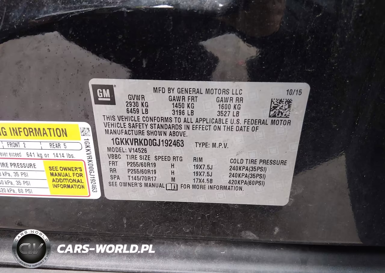 2016 GMC Acadia Slt-1 VIN:1GKKVRKD0GJ192463 - 9