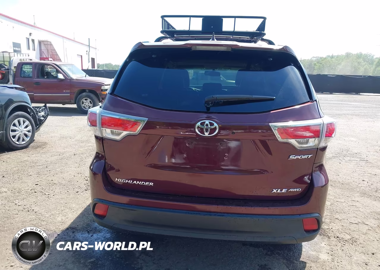 2016 Toyota Highlander Xle V6 VIN:5TDJKRFH3GS293383 - 16