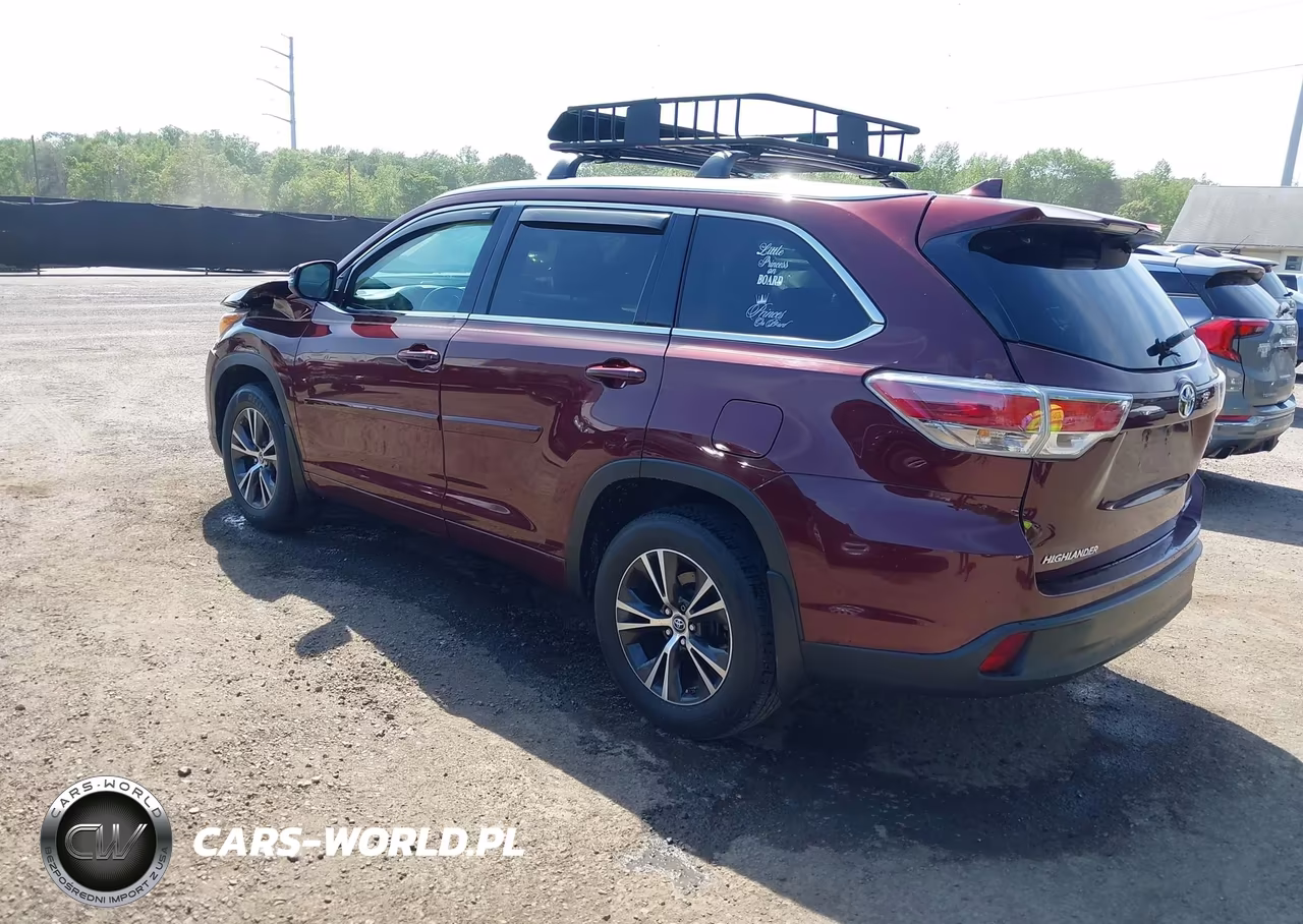 2016 Toyota Highlander Xle V6 VIN:5TDJKRFH3GS293383 - 3