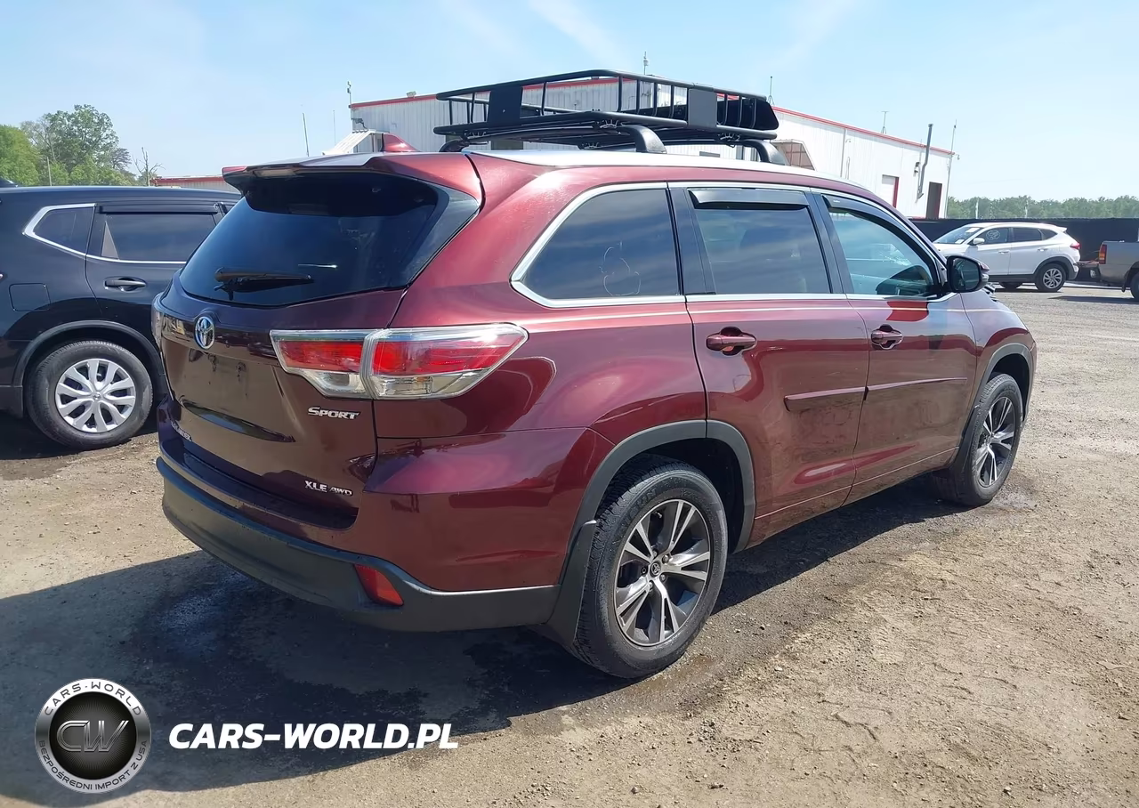 2016 Toyota Highlander Xle V6 VIN:5TDJKRFH3GS293383 - 4
