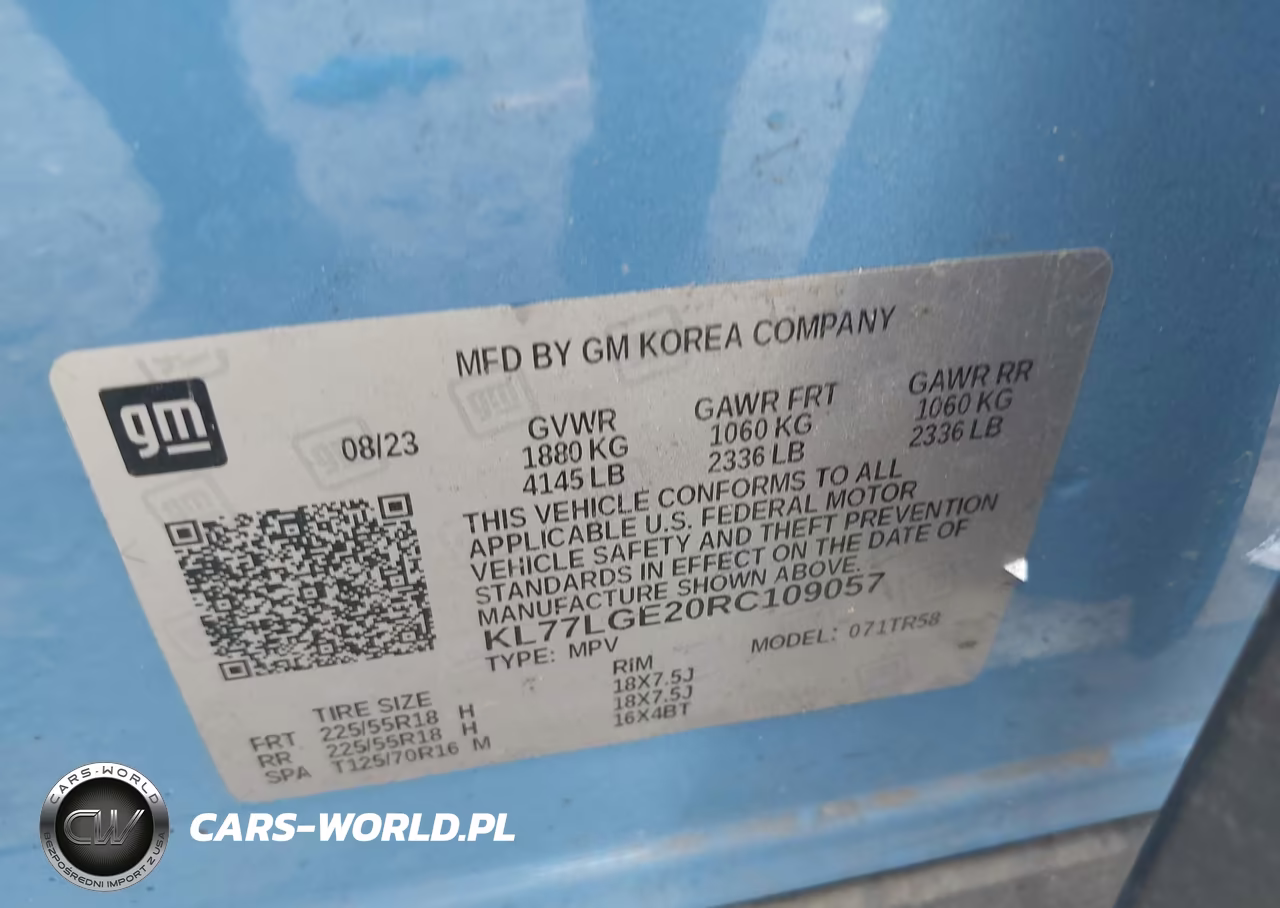 2024 Chevrolet Trax Fwd 1Rs VIN:KL77LGE20RC109057 - 9