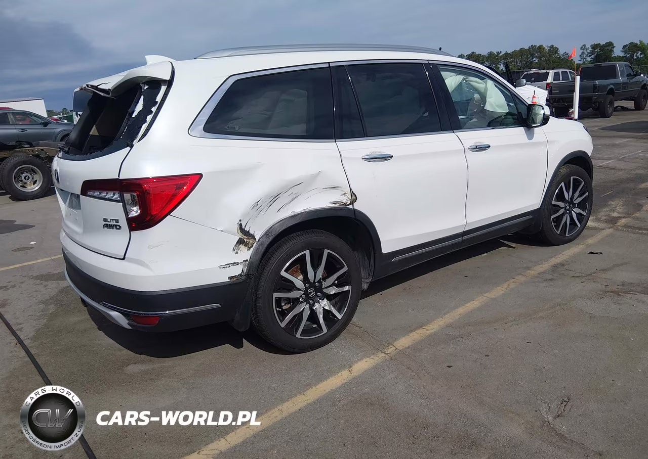 2021 Honda Pilot Awd Elite VIN:5FNYF6H07MB078081 - 4