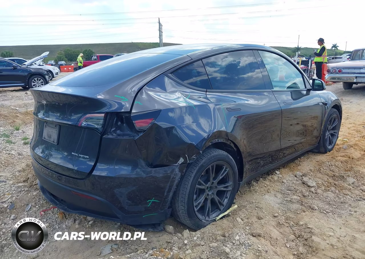 2025 Tesla Model Y Long Range Dual Motor All-Wheel Drive VIN:7SAYGDEE6SA350361 - 4