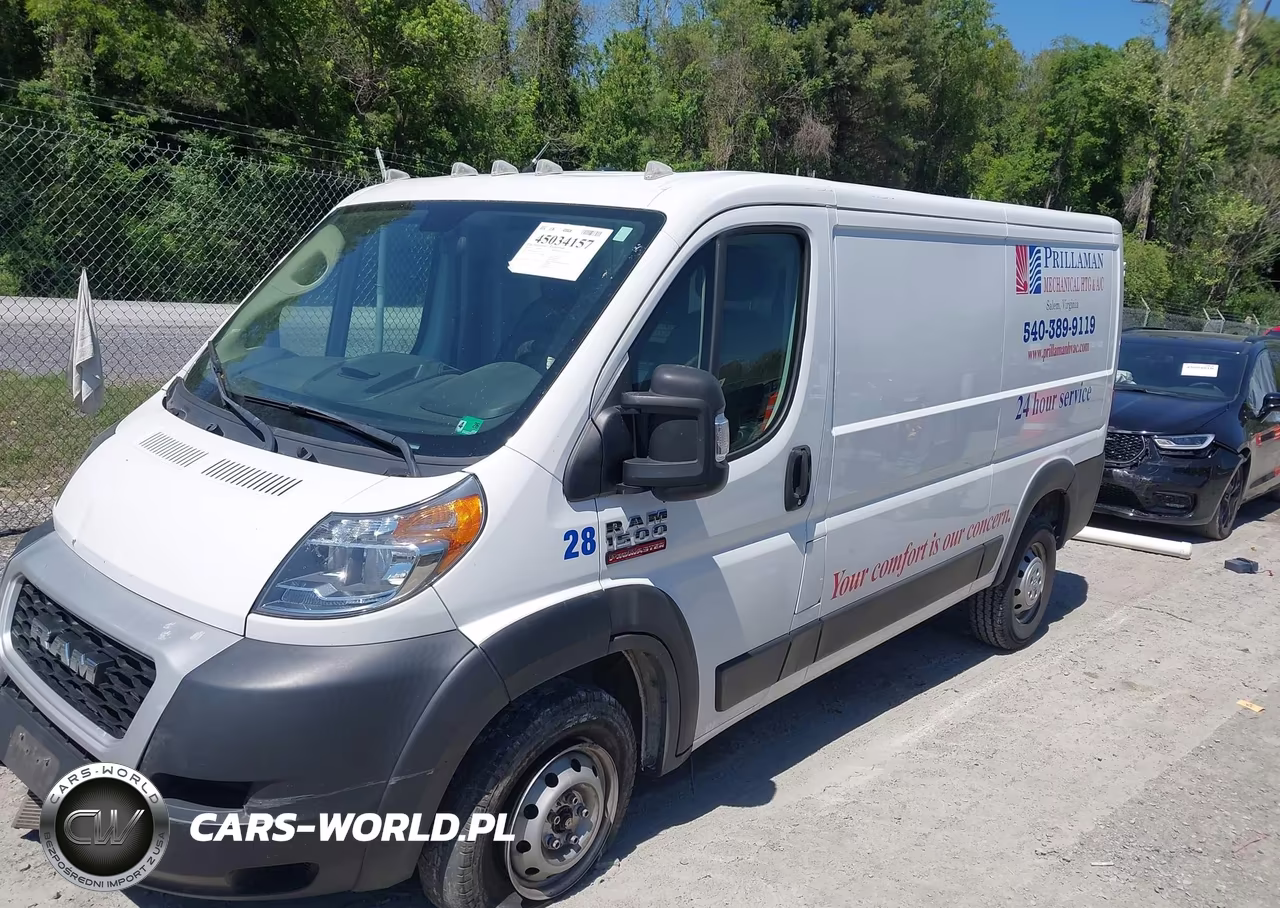 2019 Ram Promaster 1500 Low Roof 136 Wb VIN:3C6TRVAG4KE532011 - 2