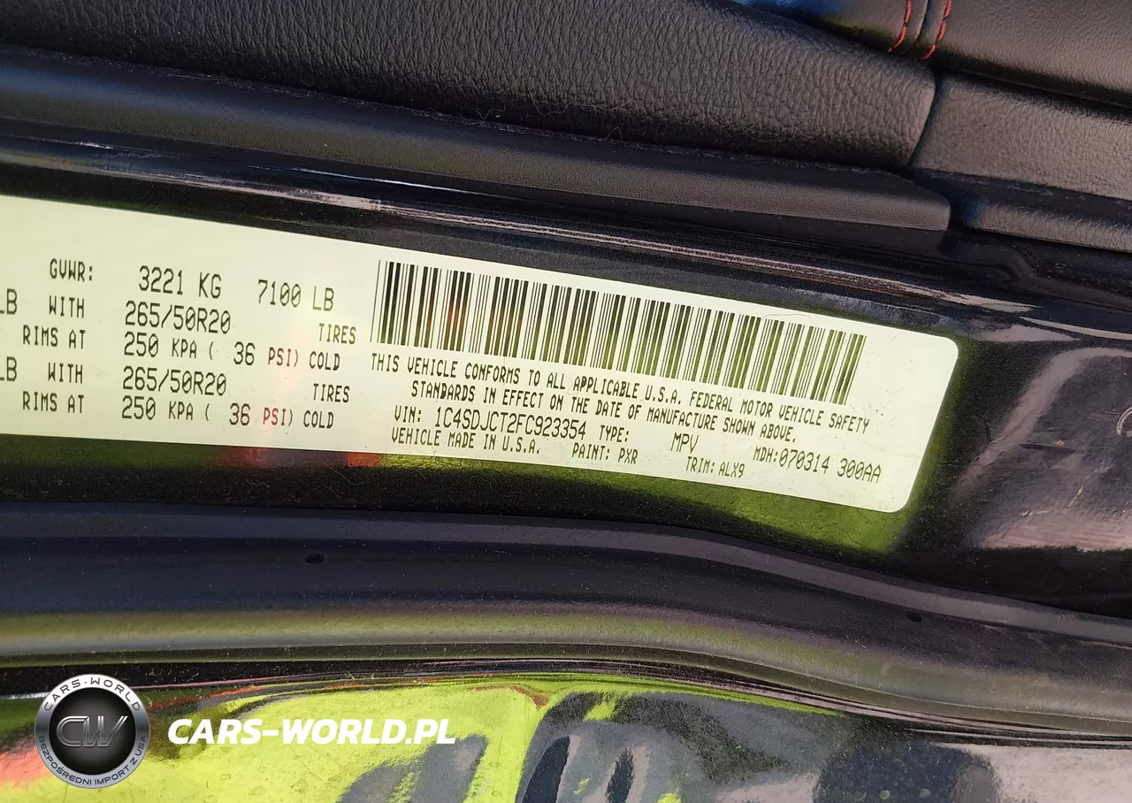 2015 Dodge Durango R-T VIN:1C4SDJCT2FC923354 - 9