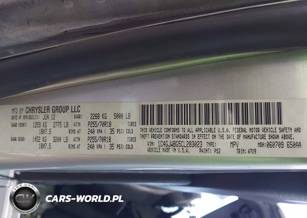 2012 Jeep Wrangler Sahara VIN:1C4GJWBG5CL283023 - 9