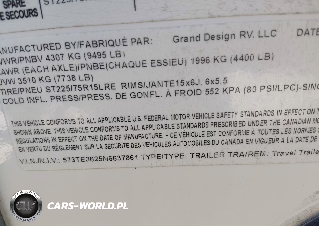 2022 Grand Design Imagine VIN:573TE3625N6637861 - 9