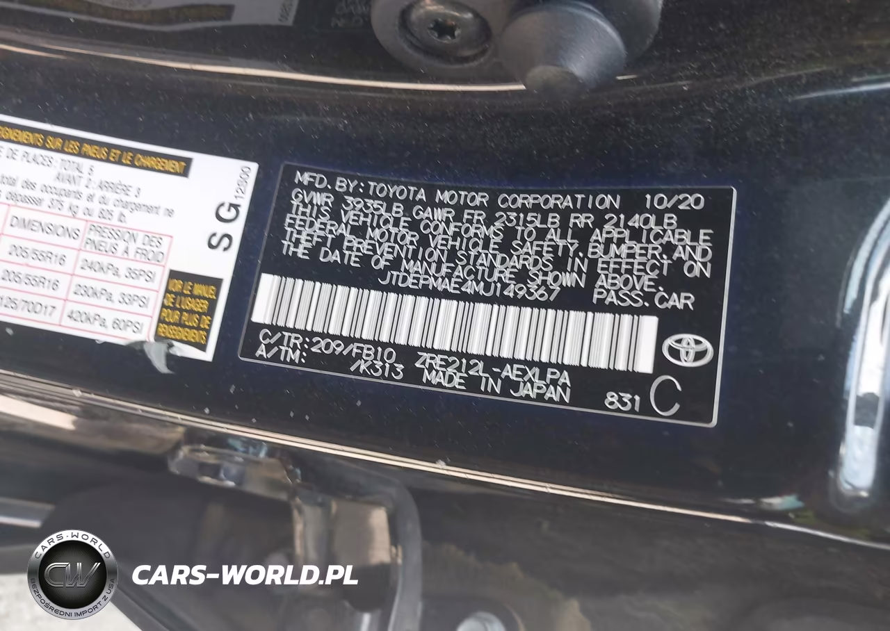 2021 Toyota Corolla Le VIN:JTDEPMAE4MJ149367 - 9