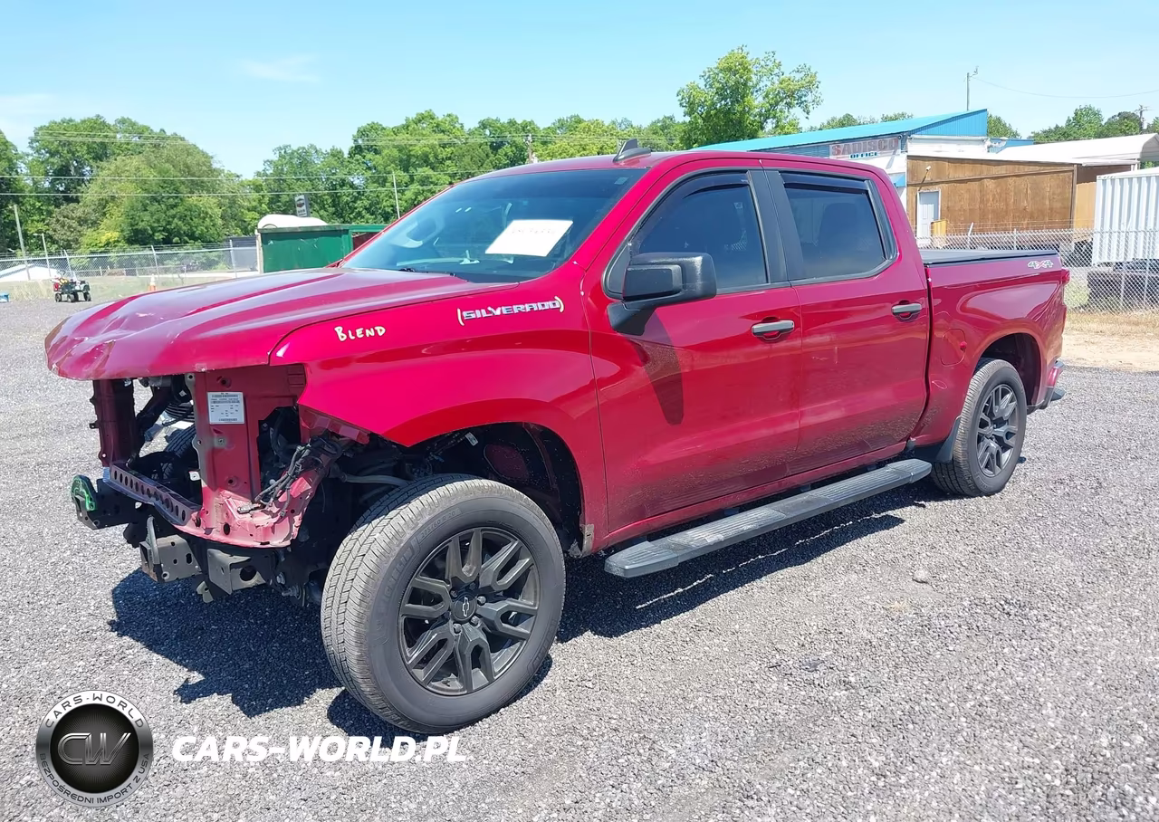 2021 Chevrolet Silverado 1500 4Wd Short Bed Custom VIN:3GCPYBEK5MG309574 - 2