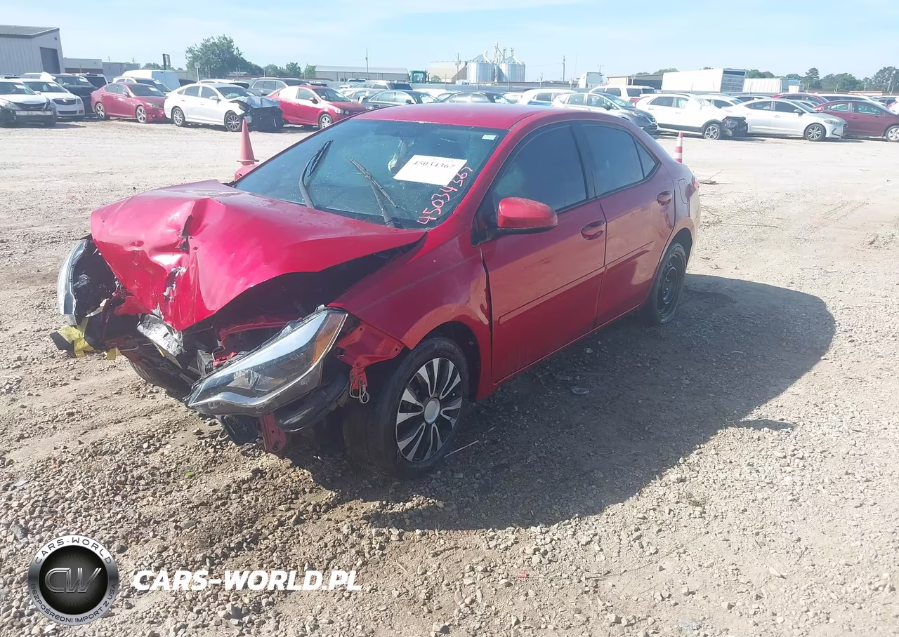 2016 Toyota Corolla Le VIN:2T1BURHE0GC663411 - 2