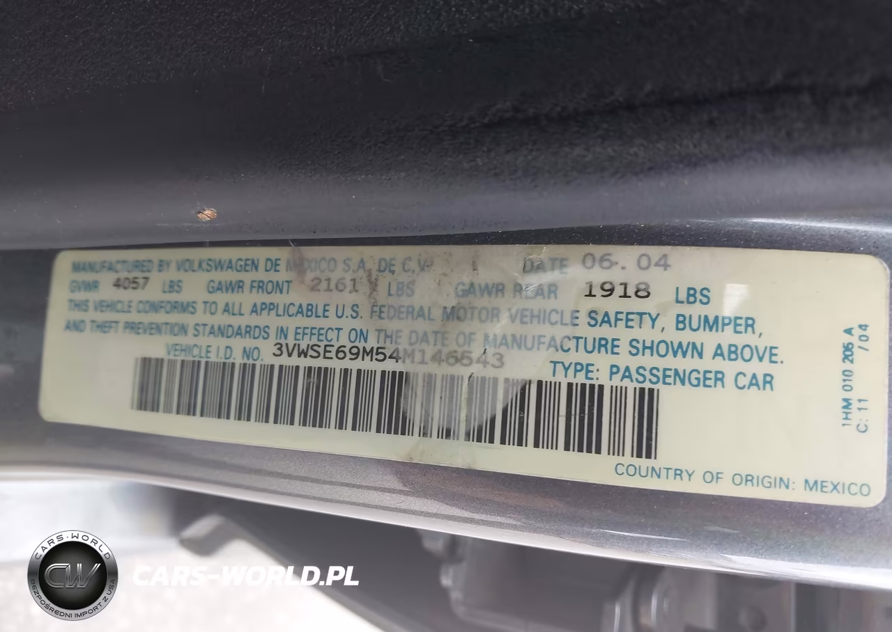 2004 Volkswagen Jetta Gli 1.8T VIN:3VWSE69M54M146543 - 9