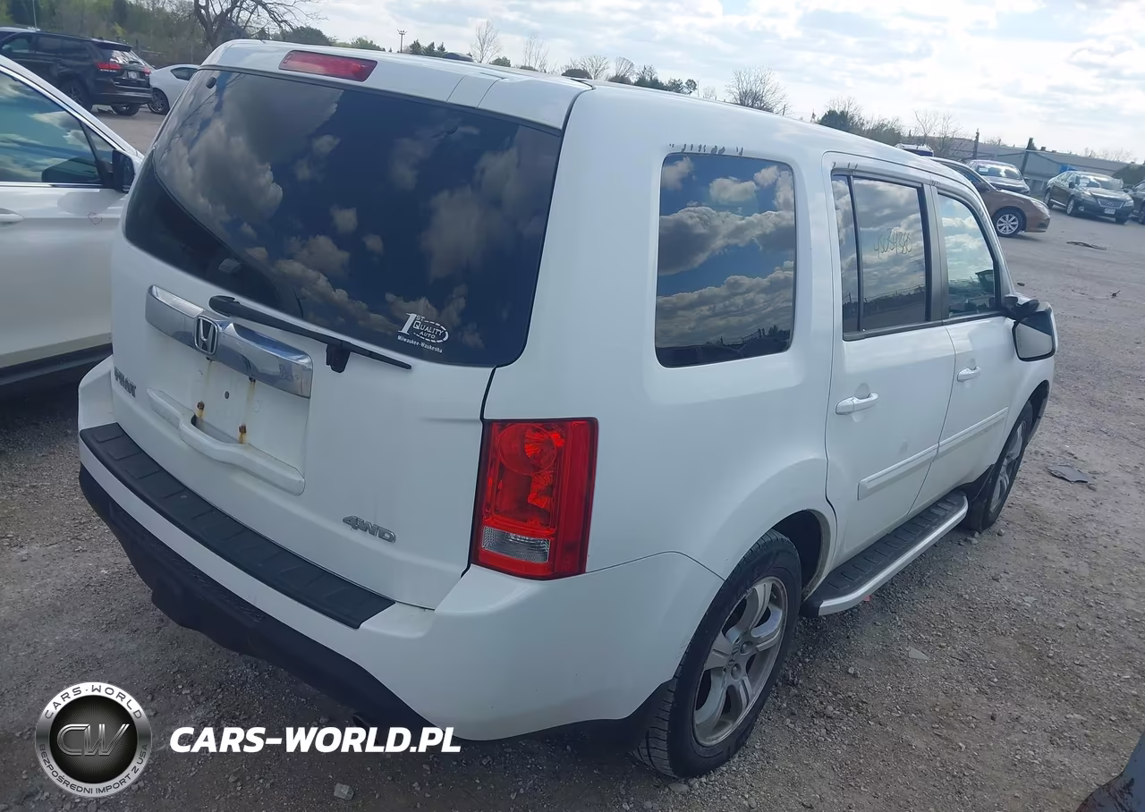 2014 Honda Pilot Ex-L VIN:5FNYF4H57EB034308 - 4