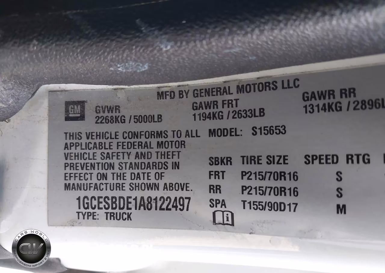 2010 Chevrolet Colorado Work Truck VIN:1GCESBDE1A8122497 - 9