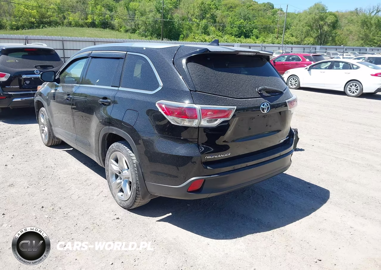 2015 Toyota Highlander Limited V6 VIN:5TDDKRFH7FS148827 - 3