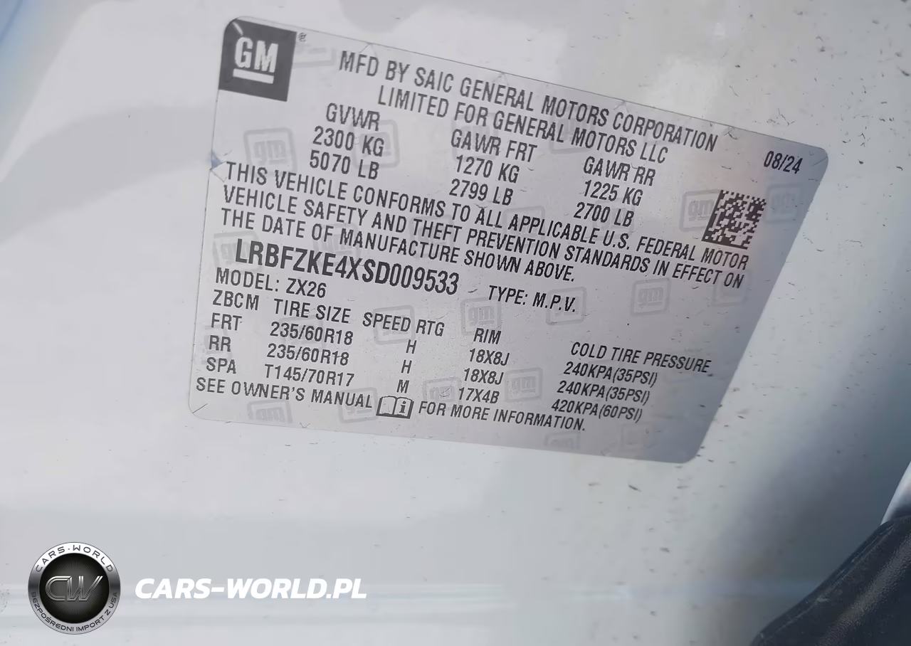 2025 Buick Envision Preferred Awd VIN:LRBFZKE4XSD009533 - 9