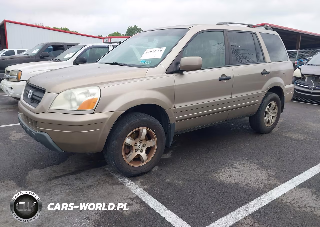 2004 Honda Pilot Ex-L VIN:2HKYF18554H518606 - 2