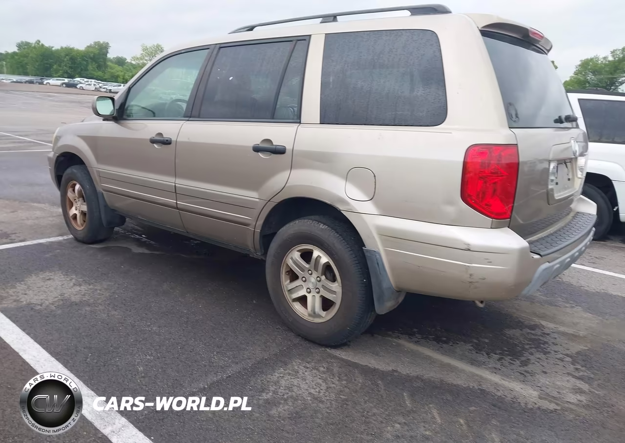 2004 Honda Pilot Ex-L VIN:2HKYF18554H518606 - 3