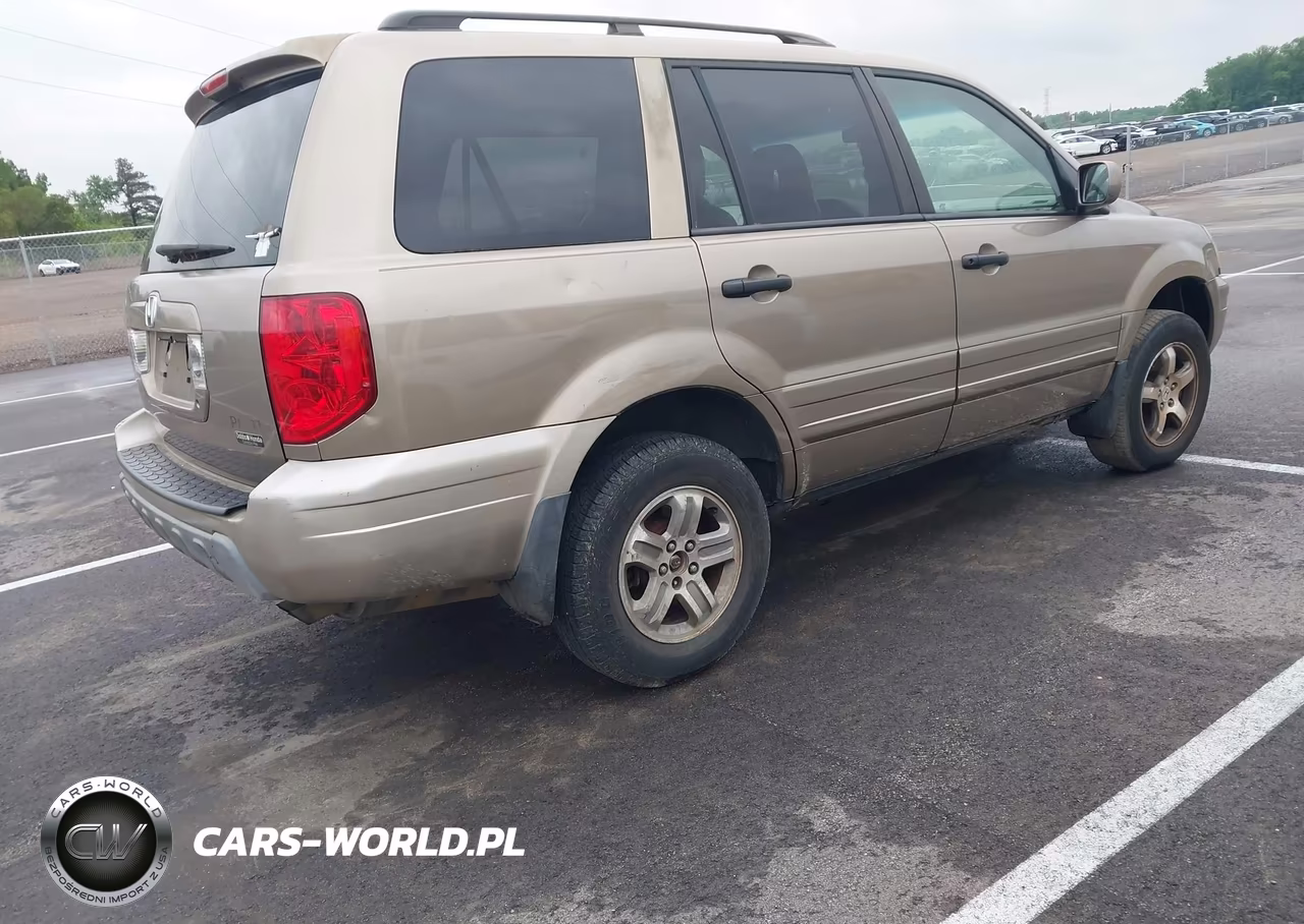 2004 Honda Pilot Ex-L VIN:2HKYF18554H518606 - 4