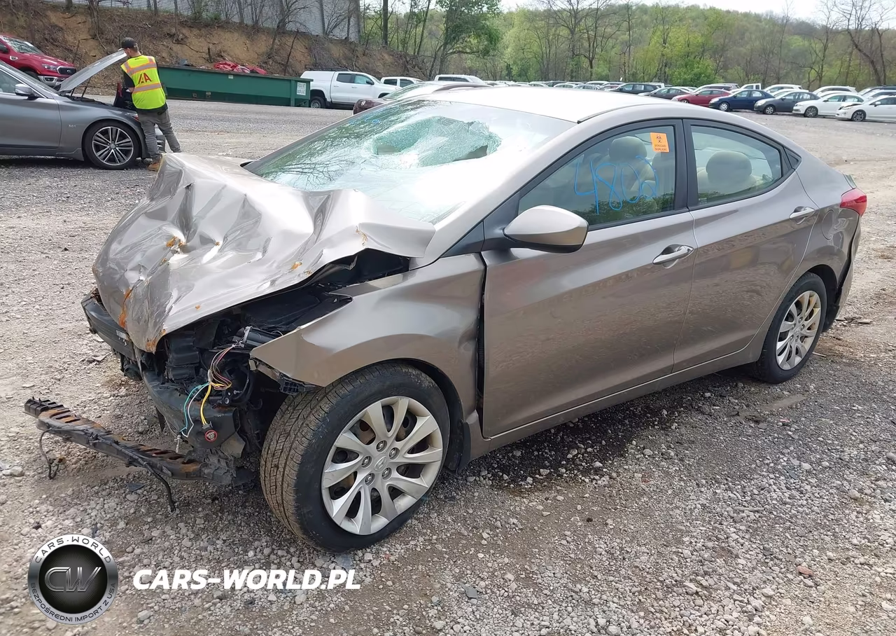 2013 Hyundai Elantra Gls VIN:5NPDH4AE8DH206283 - 2
