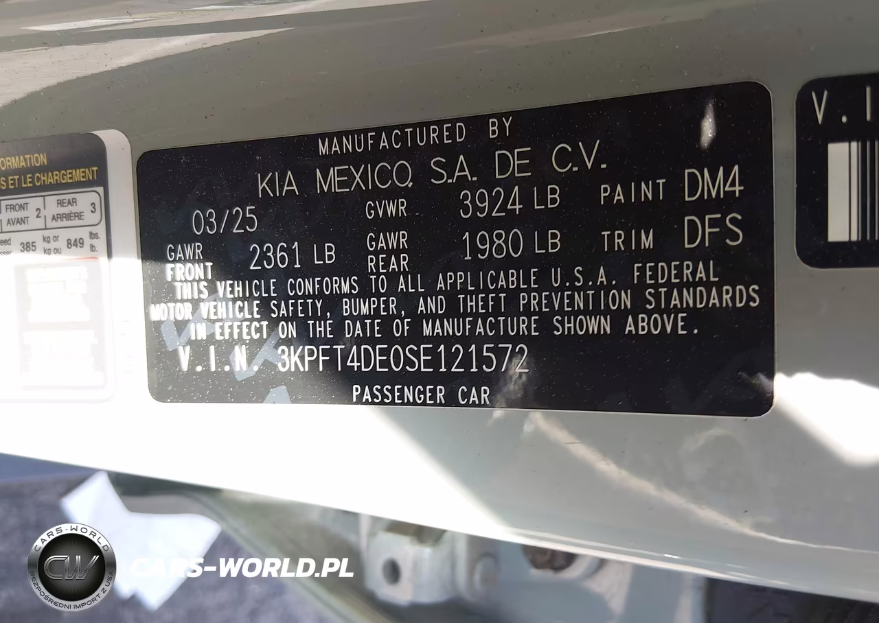 2025 Kia K4 Lxs VIN:3KPFT4DE0SE121572 - 9