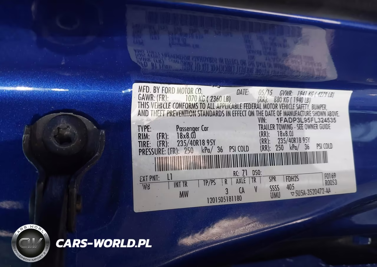 2015 Ford Focus St VIN:1FADP3L95FL324535 - 9