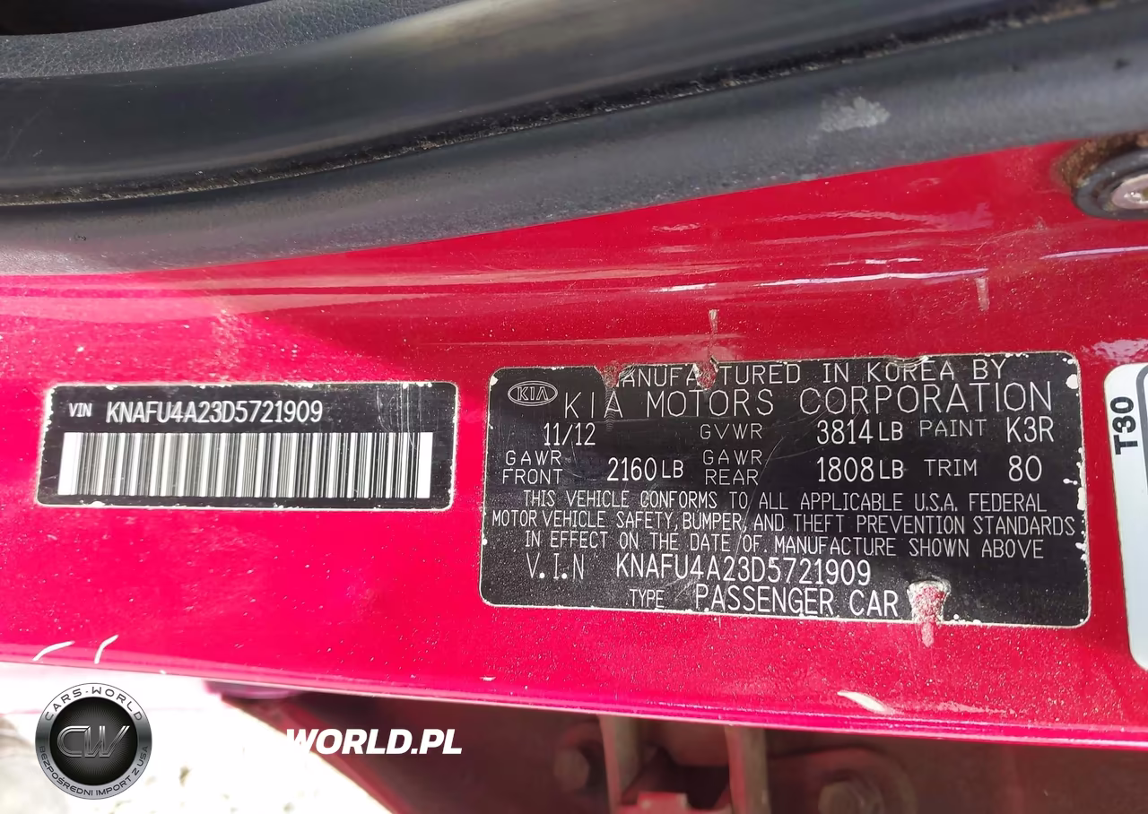 2013 Kia Forte Ex VIN:KNAFU4A23D5721909 - 9