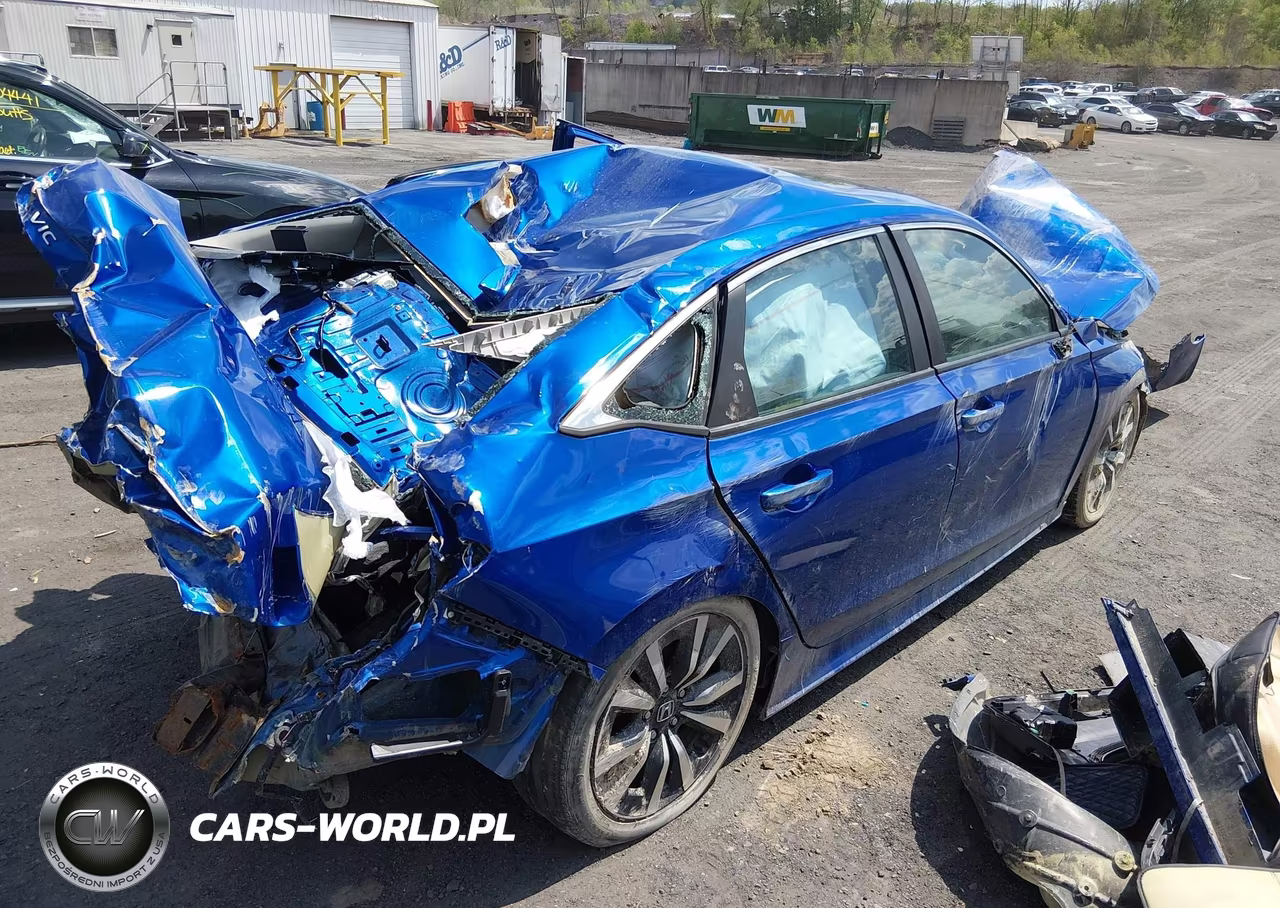 2022 Honda Civic Ex VIN:2HGFE1F71NH308305 - 4
