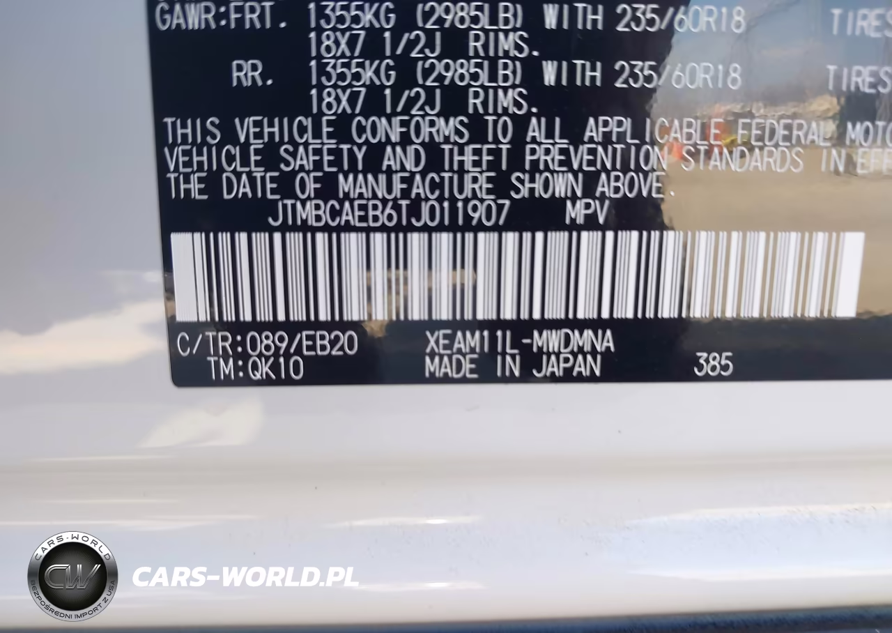 2026 Toyota Bz Xle Plus VIN:JTMBCAEB6TJ011907 - 9